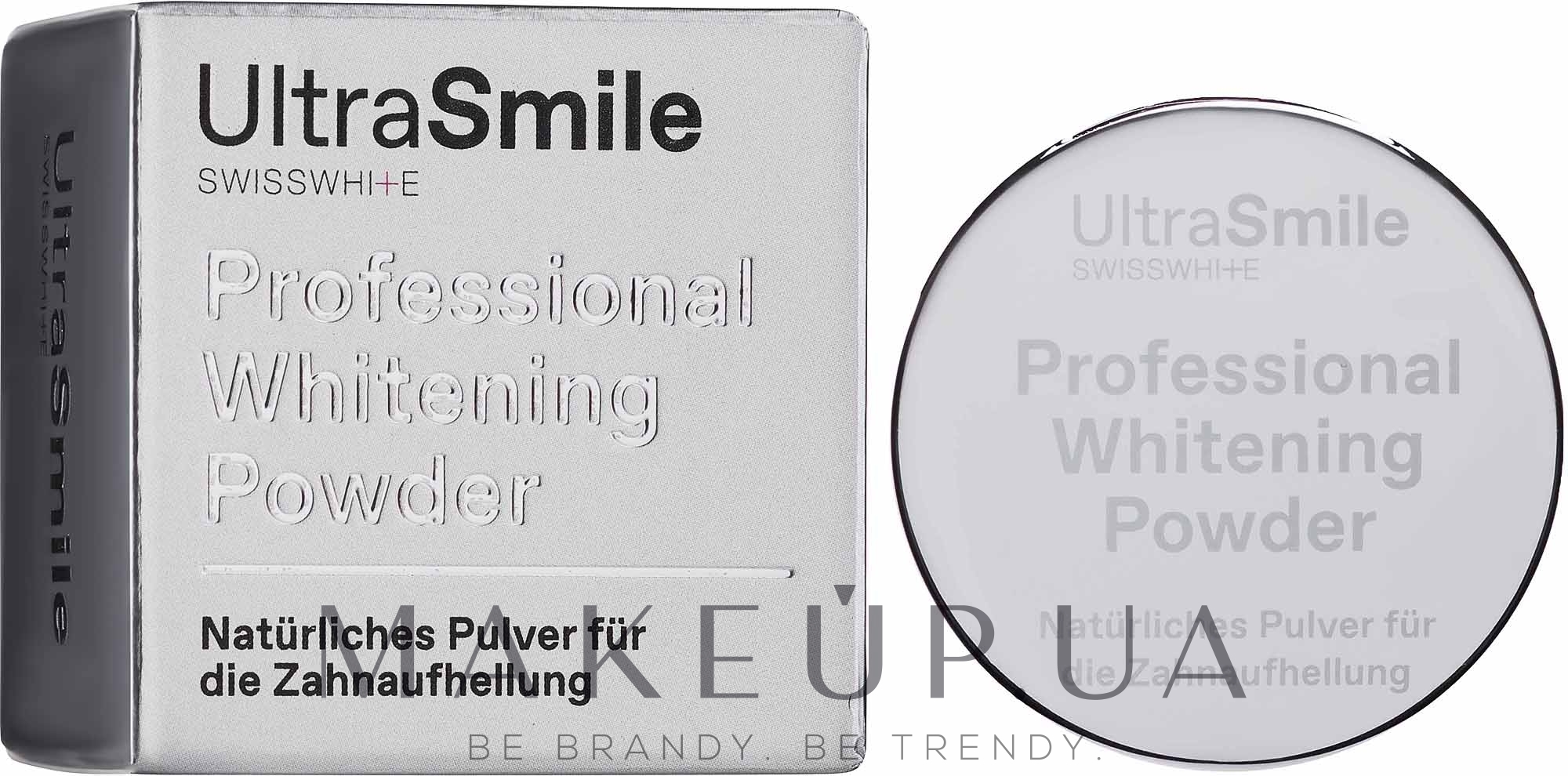 Отбеливающая пудра для зубов - SwissWhite Ultrasmile Professional Whitening Powder — фото 20g