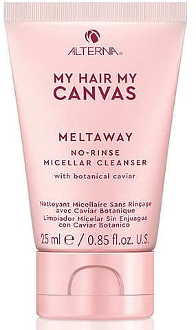 Незмивний міцелярний шампунь з екстрактом рослинної ікри - Alterna My Hair My Canvas Meltaway No-Rinse Micellar Cleanser (міні) — фото N1