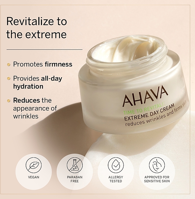 УЦІНКА Крем денний для розгладження і підвищення пружності шкіри - Ahava Extreme Day Cream * — фото N7