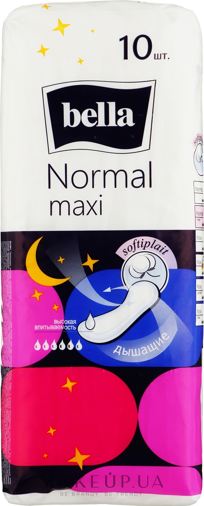 Гігієнічні прокладки Normal Maxi, 10 шт - Bella — фото 10шт