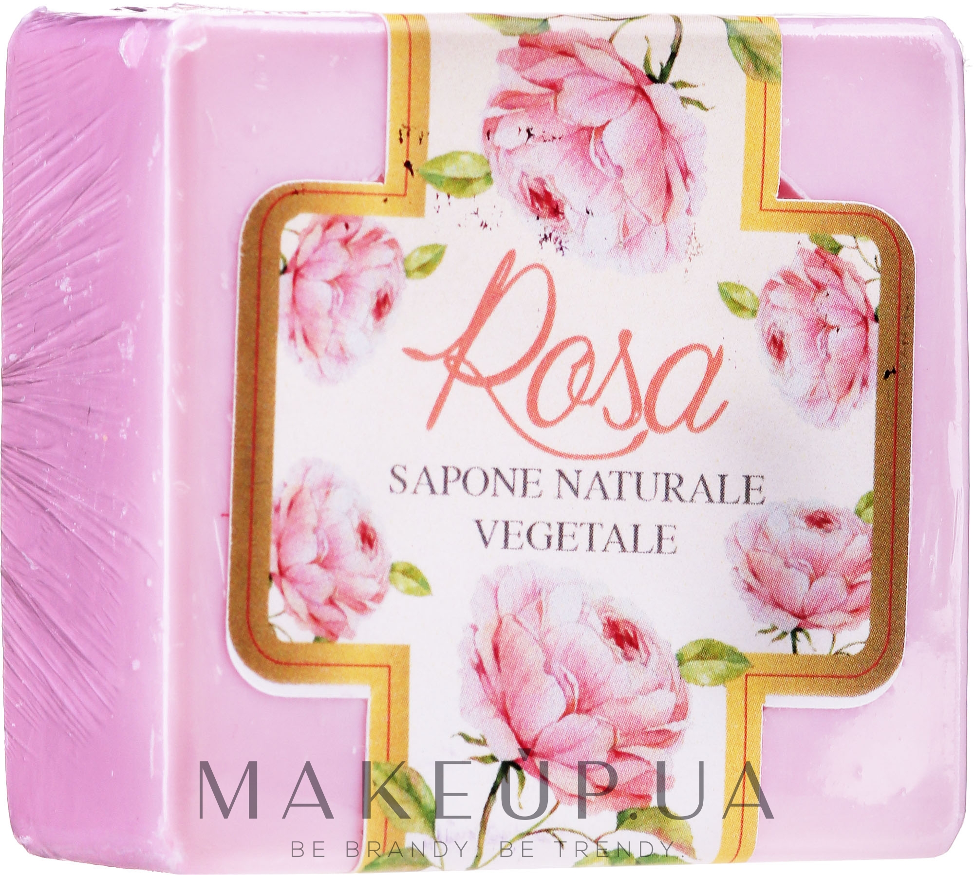 Мыло "Роза" - Gori 1919 Rose Natural Vegetable Soap — фото 100g