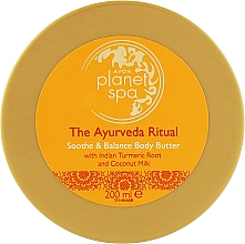 Духи, Парфюмерия, косметика Масло для тела "Аюрведический ритуал" - Avon Planet Spa The Ayurveda Ritual Soothe & Balance Body Butter