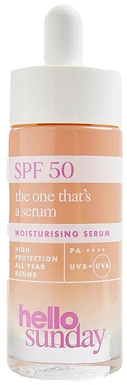 Сонцезахисна сироватка для обличчя - Hello Sunday The One That's A Serum SPF50 — фото N4