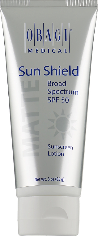 Матирующий солнцезащитный крем SPF50 - Obagi Sun Shield Matte Broad Spectrum SPF 50