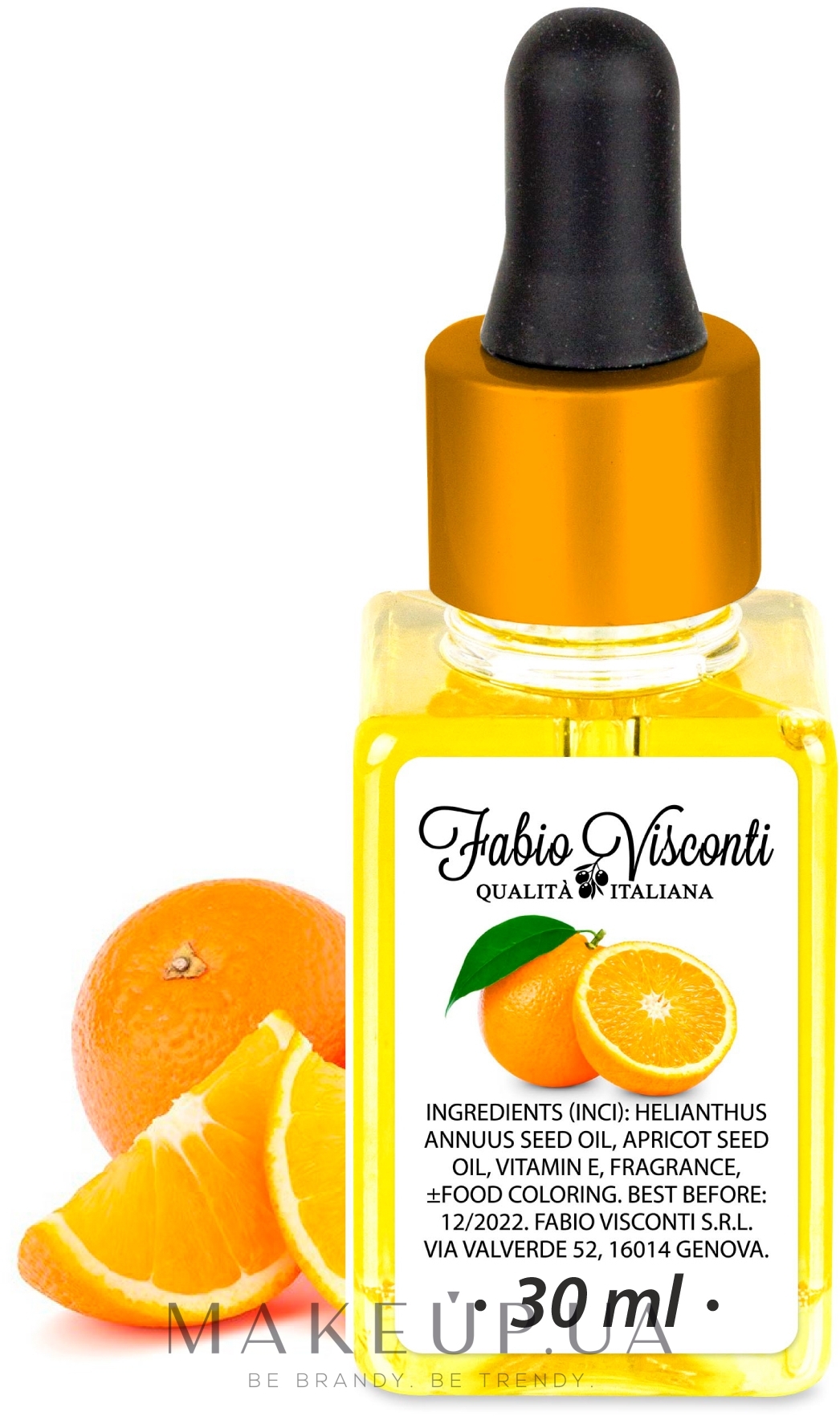 Масло для ногтей и кутикулы "Апельсин" - Fabio Visconti — фото 30ml