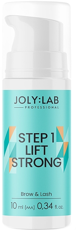 Средство для ламинирования бровей и ресниц - Joly:Lab Step 1 Lift Strong — фото N2