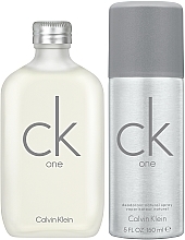 Calvin Klein CK One - Набор (edt/100ml + deo/150ml) — фото N1