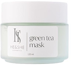 Парфумерія, косметика Відновлювальна ліфтинг-маска з екстрактом зеленого чаю - He&She Cosmetics
