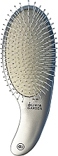 Парфумерія, косметика Щітка для волосся - Olivia Garden Expert Care Nylon Bristles Silver