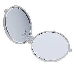 Зеркало карманное 94448, D 73 мм, серое - Janeke Round Mirror Gray — фото N1