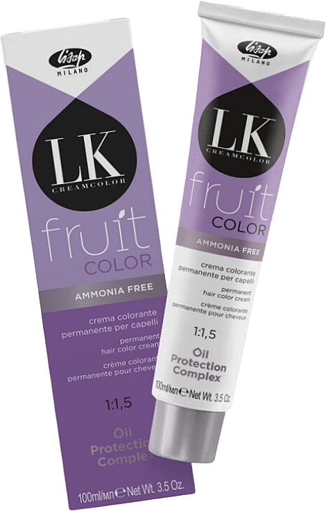 Крем-краска для волос - Lisap LK Fruit Haircolor Cream — фото N1
