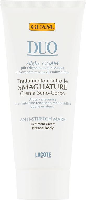 Крем от растяжек для тела и груди - Guam Duo Anti-Stretch Mark Treatment Cream