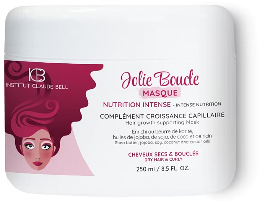 Інтенсивна живильна маска для волосся - Institut Claude Bell Jolie Boucle Nutrition Intense Masque — фото N1