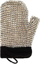 Мочалка массажная для мужчин - Suavipiel Black Men Sisal Glove — фото N2