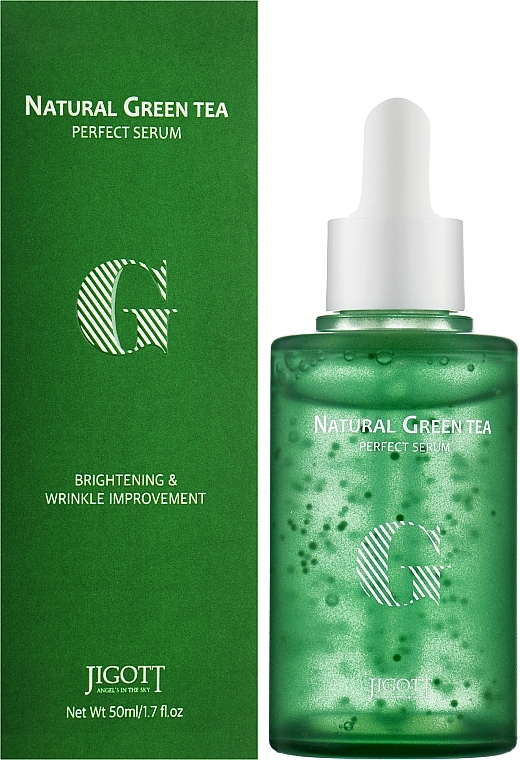 УЦІНКА Сироватка для обличчя з зеленим чаєм - Jigott Natural Green Tea Perfect Serum * — фото N2