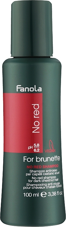 Античервоний шампунь для волосся - Fanola No Red Shampoo — фото N1