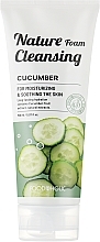 Пінка для вмивання обличчя з екстрактом огірка - Food a Holic Cucumber Fresh Water Foam Cleansing — фото N1