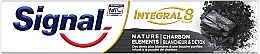 Зубная паста "Отбеливание и детокс с углем" - Signal Integral 8 Nature Element Charbon Toothpaste — фото N1
