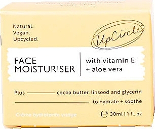 Зволожувальний засіб для обличчя - UpCircle Face Moisturiser with Vitamin E + Aloe Vera Travel Size (міні) — фото N2
