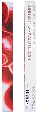 Водостійкий олівець для губ - Korres Morello Stay-On Lip Liner Rich Colour Waterproof — фото N2