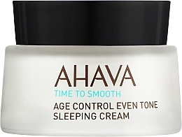 Парфумерія, косметика Нічний відновлювальний крем для вирівнювання тону шкіри - Ahava Age Control Even Tone Sleeping Cream (тестер)