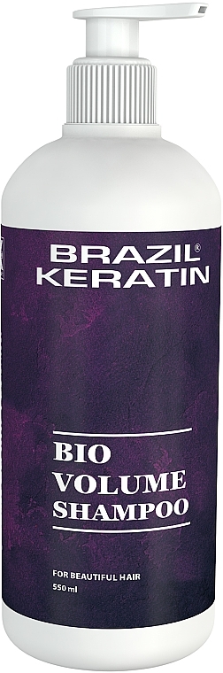 Шампунь для объема волос с кератином - Brazil Keratin Bio Volume Shampoo — фото N5