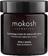 Парфумерія, косметика Антивіковий зміцнювальний крем для обличчя "Троянда і чорниця" - Mokosh Firming Anti-Aging Face Cream