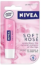 Бальзам для губ - NIVEA Soft Rose Caring Lip Balm — фото N2