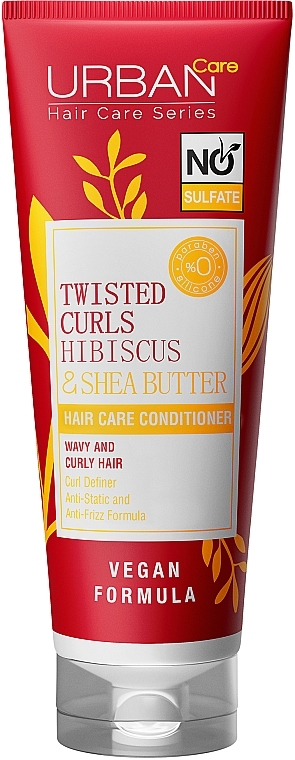 Кондиционер для волос с маслом гибискуса и ши - Urban Pure Twisted Curls Hibiscus & Shea Butter Conditioner — фото N1