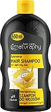 Парфумерія, косметика Шампунь для світлого й сухого волосся "Банан" - Bluxcosmetics Naturaphy Shampoo