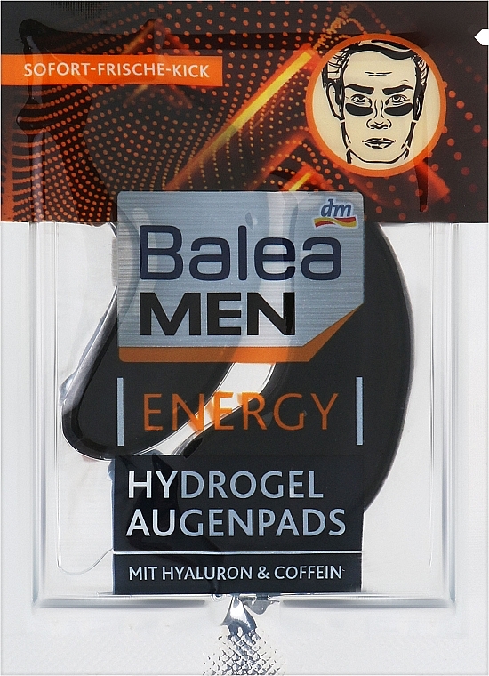 Гидрогелевые патчи под глаза - Balea Men Energy — фото N1