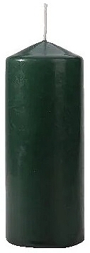 Свеча цилиндрическая 60x150 мм, зеленая - Bispol — фото N1