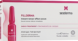 Парфумерія, косметика Ампула-сироватка для обличчя - Sesderma Fillderma Instant Tensor Effect Serum Ampoules