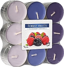 Чайні свічки "Лісові фрукти", 18 шт. - Bispol Forest Fruits Scented Candles — фото N1