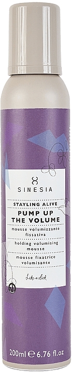 Мус середньої фіксації для об'єму волосся - Sinesia Stayling Alive Pump Up The Volume  — фото N1