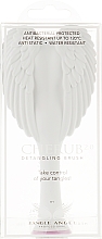 Щітка-янгол компактна, рожево-біла - Tangle Angel Cherub 2.0 White — фото N5