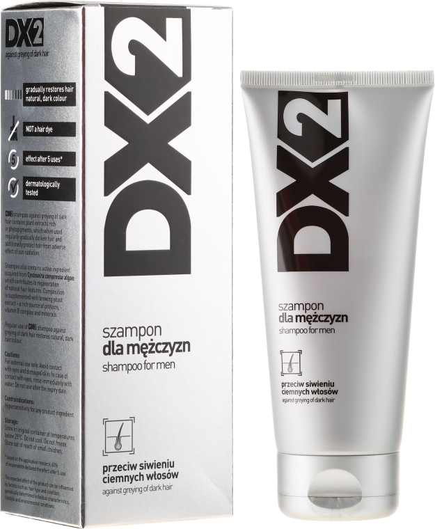 Срібний шампунь від сивини - DX2 Shampoo — фото N1