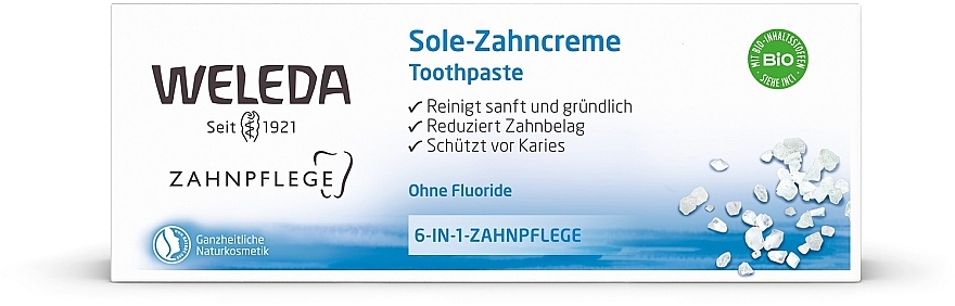 Зубная паста с минеральной солью - Weleda Sole-Zahncreme — фото N4