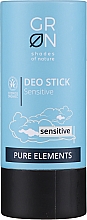 Парфумерія, косметика Дезодорант-стік без запаху, для тіла - GRN Pure Elements Sensitive Deo Stick