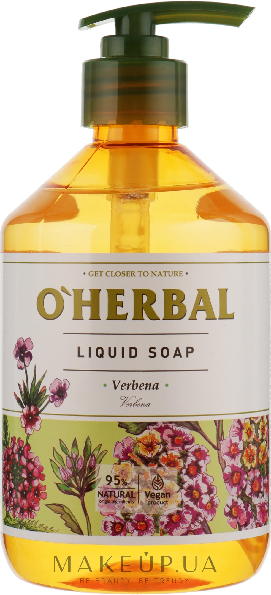 Жидкое мыло с экстрактом вербены - O’Herbal Verbena Liquid Soap — фото 500ml