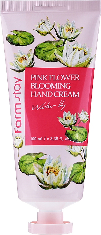 Крем для рук, с экстрактом лилии - FarmStay Pink Flower Blooming Hand Cream Water Lily