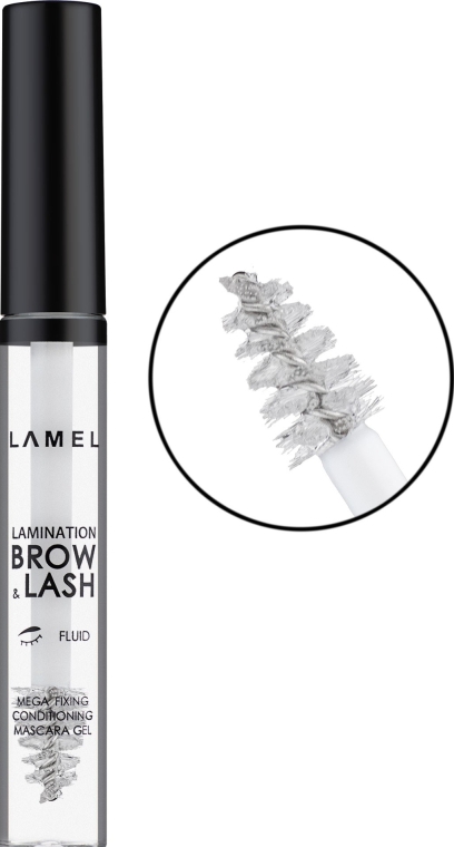 Гель для бровей и ресниц с эффектом ламинирования - LAMEL Make Up Lamination Brow & Lash — фото N2