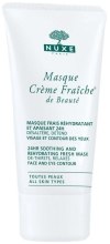 Духи, Парфюмерия, косметика Увлажняющая успокаивающая маска - Nuxe Creme Fraiche De Beaute 24hr Soothing And Rehydrating Fresh Mask