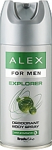 Духи, Парфюмерия, косметика Дезодорант-спрей для мужчин - Bradoline Alex Explorer Deodorant
