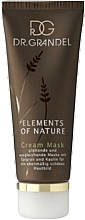Парфумерія, косметика Шовковиста крем-маска для обличчя - Dr. Grandel Elements of Nature Cream Mask