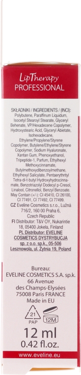 Інтенсивна сироватка для губ 6в1 - Eveline Cosmetics Lip Therapy Proffesional Tint — фото N3