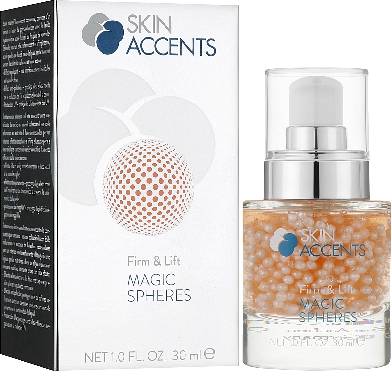 Сироватка з перлинками «Зміцнення і ліфтинг» - Inspira:cosmetics Skin Accents Firm&Lift Magic Spheres — фото N2