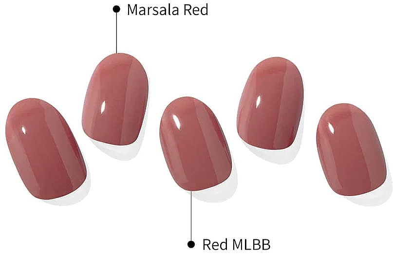 Набор гелевых наклеек для ногтей - Ohora Semicured Gel Nail — фото N4