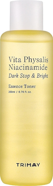 Осветляющая тонер-эссенция для лица - Trimay Vita Physalis Niacinamide Dark Stop & Bright Toner — фото N1