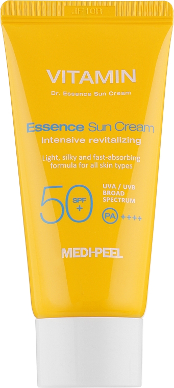 Витаминный солнцезащитный крем для лица SPF50 - Medi Peel Vitamin Dr Essence Sun Cream SPF50+ PA++++ — фото N1